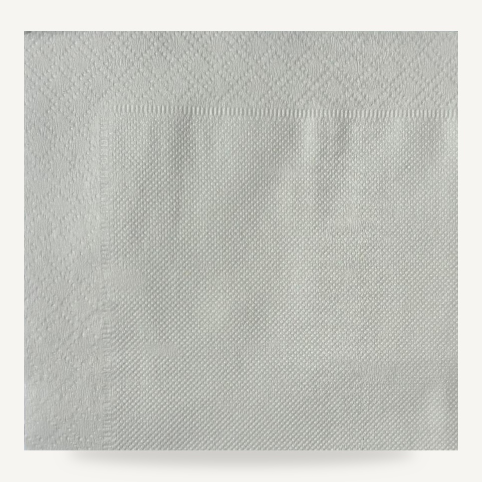 Duni Cocktail 24x24 blanco